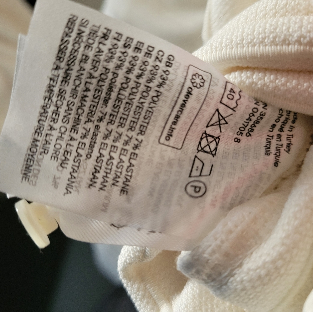 H&M Cream Ribbed Blouse - Picture 7 of 7